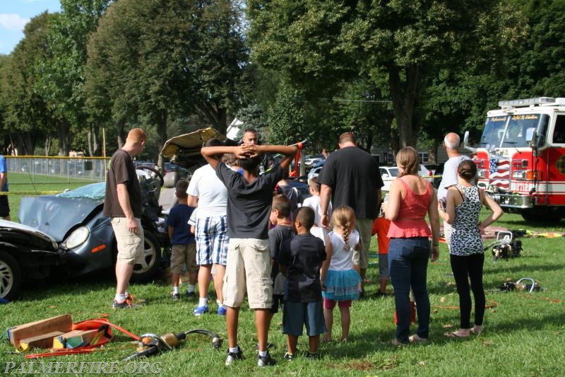 Palmer Days Vehicle Extrication Demo Palmer Municipal Fire Department